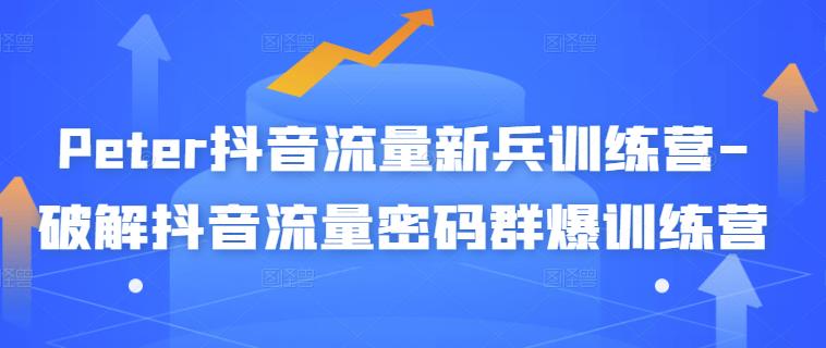 Peter抖音流量新兵训练营-破解抖音流量密码群爆训练营（新兵）-薪火元源库
