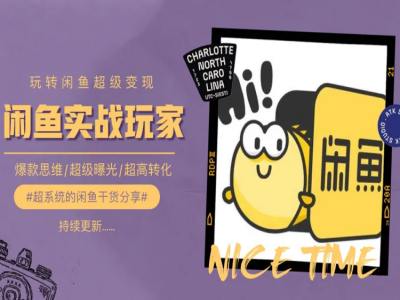 手把手教你0到1系统玩转闲鱼变现，爆款思维/超级曝光/超高转化-第一资源库