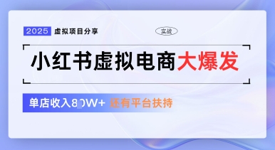 小红书虚拟电商项目，平台大力免费流量扶持，低门槛1拖3玩法-第一资源库